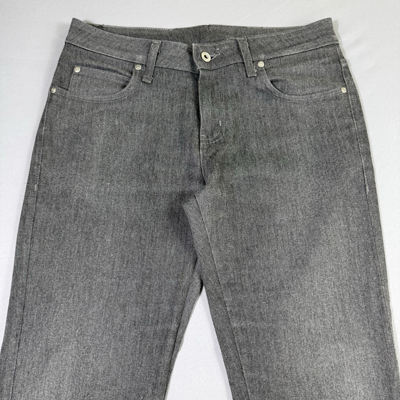 Naked & Famous Skinny Guy Jeans Mens 33x31 (Actual 32x31) Mixed Grey Stretch Euc — image 2 of 8